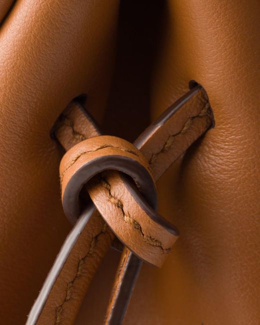 Prada Brown Carry Mini Leather Handbag