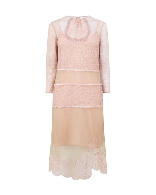 Fendi Pink Simple Dress