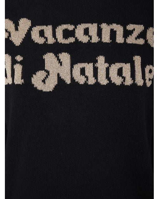 Mc2 Saint Barth Black Logo Sweater