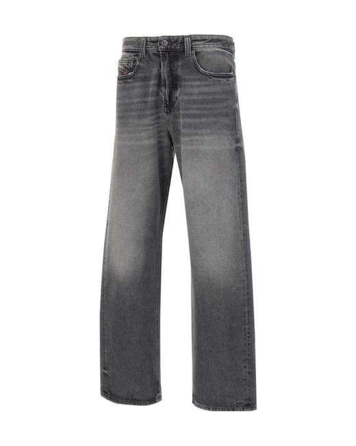 DIESEL Gray Denim Jeans for men