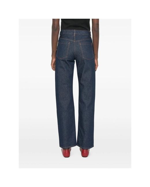 Carven Blue Belt-Loop Jeans