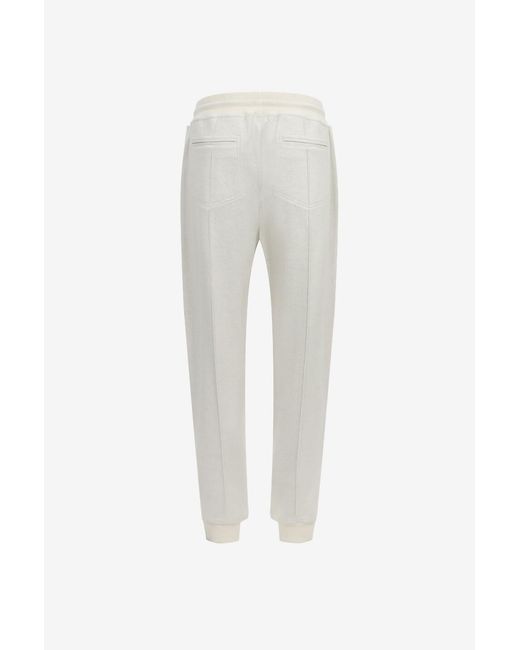 Brunello Cucinelli Gray Drawstring Sweatpants for men