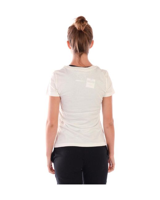 Moschino White Pattern Printed T-Shirt