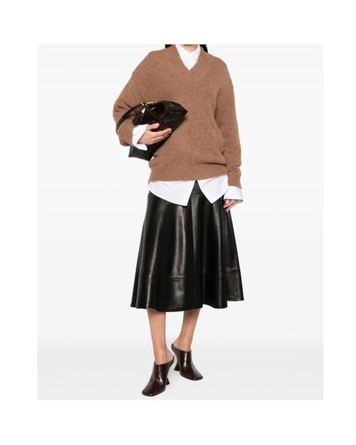 Entire studios Brown Deco V-Neck Sweater