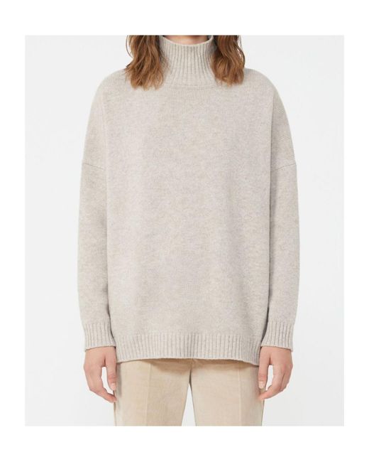Weekend by Maxmara Natural Borgia Turtleneck Knitted Jumper