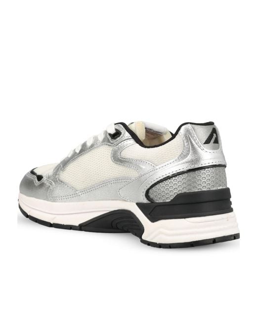Autry White Hyperway Low-Top Trainers