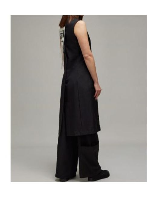 Y-3 Black Sport Uniform Tailored Patch Gilet