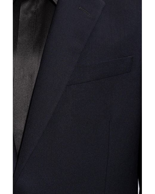 Paul Smith Blue Button-Up Long-Sleeved Suit for men