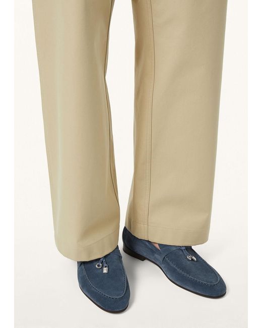 Loro Piana Blue Joan Loafer