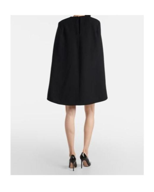 Stella McCartney Black Caped Minidress
