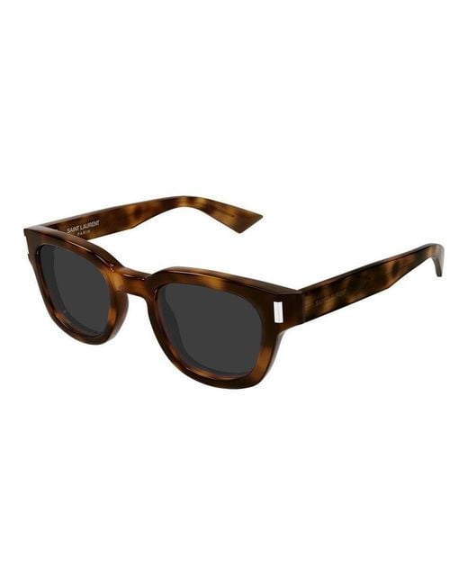 Saint Laurent Multicolor Oval Sunglasses for men
