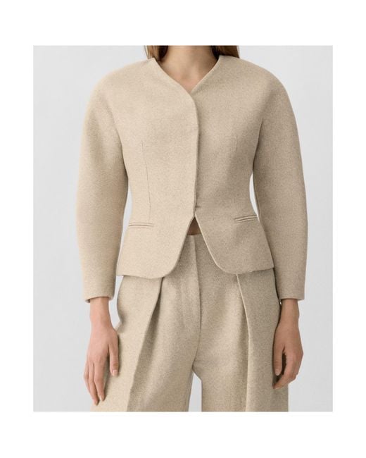 Jacquemus Natural The Mini Ovalo Jacket