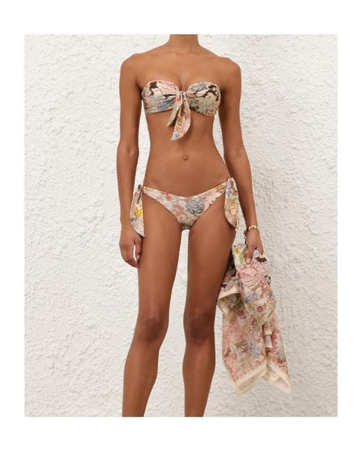Zimmermann Natural Daylight Tie Bikini Top