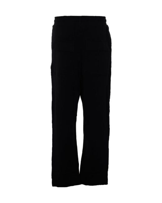 Thom Krom Black Elastic Waist Casual Pants for men