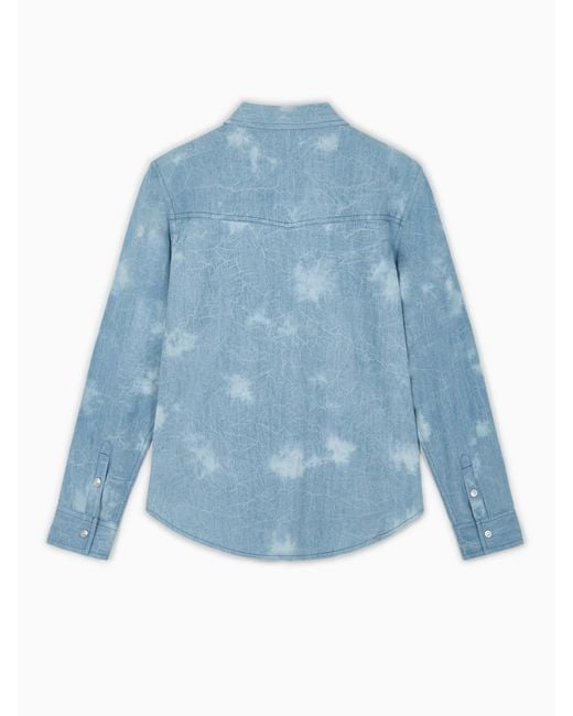 Isabel Marant Blue Tasco Washed Denim Shirt for men