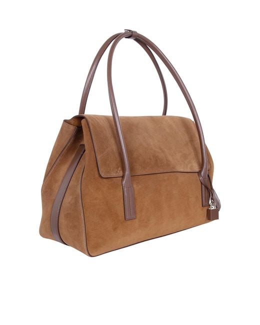 Tom Ford Brown Top Handle Shoulder Bag