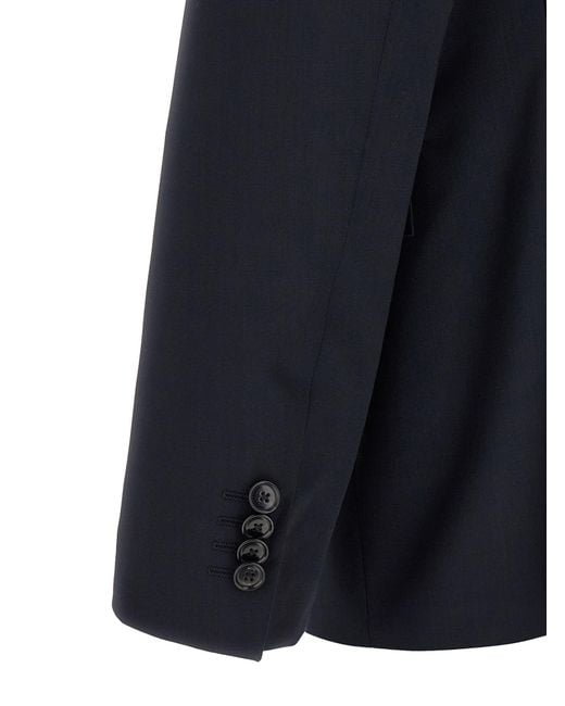 Boss Blue Two-Piece Set: Long-Sleeved Blazer And Trousers for men