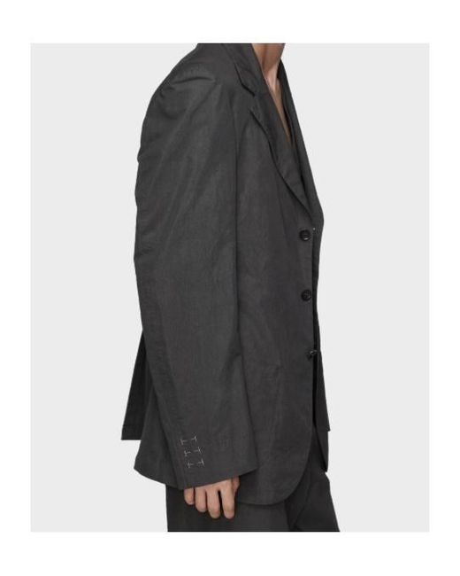 Maison Margiela Gray Cotton Silk Jacket for men
