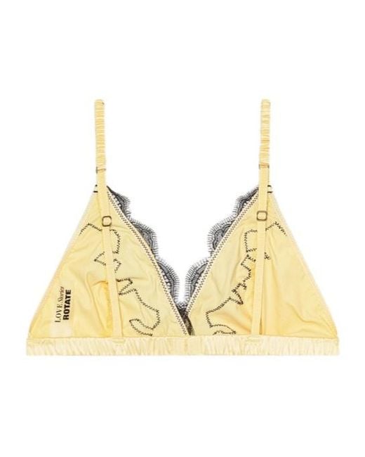 ROTATE BIRGER CHRISTENSEN Natural Lace Trim Bralette