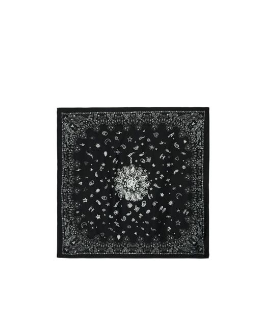 Zadig & Voltaire Black Debbie 85 Bandana-Print Scarf