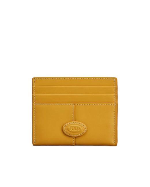 Tod's Yellow Logo Card Pack for men