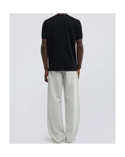 Aspesi Black Short-Sleeve T-Shirt for men