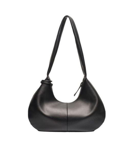 Ganni Black Medium Hobo Bag
