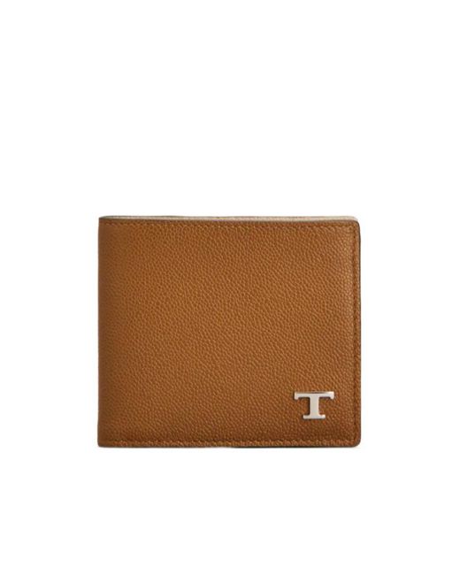 Tod's Brown Logo Wallet for men