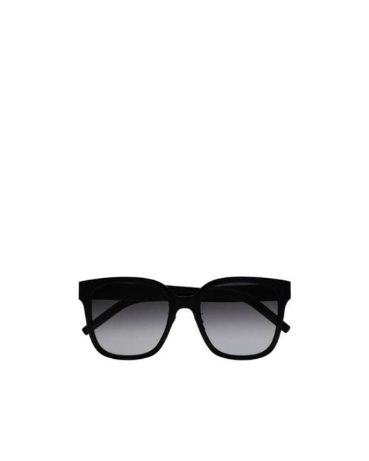 Saint Laurent Black Eyewear Square Frame Sunglasses