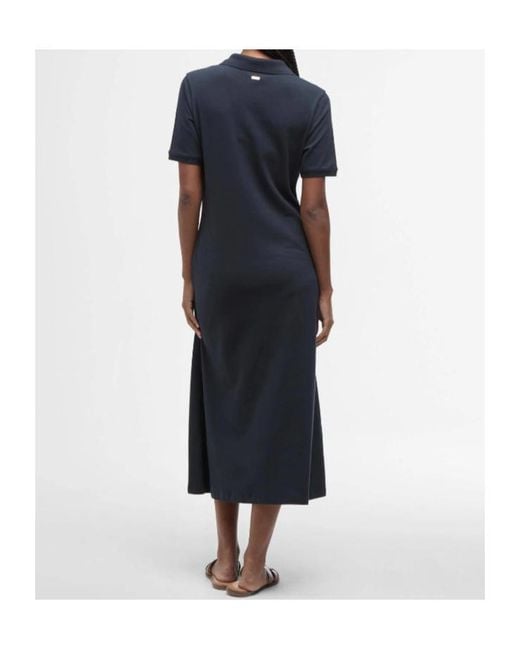 Barbour Blue Celeste Polo Midi Dress