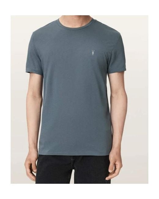 AllSaints Blue Short-Sleeve T-Shirt 3-Piece Set for men