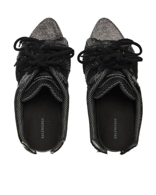 Balenciaga Black Stapler Heeled Sandals
