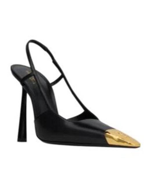 Saint Laurent Multicolor Jeanne Slingback Pumps