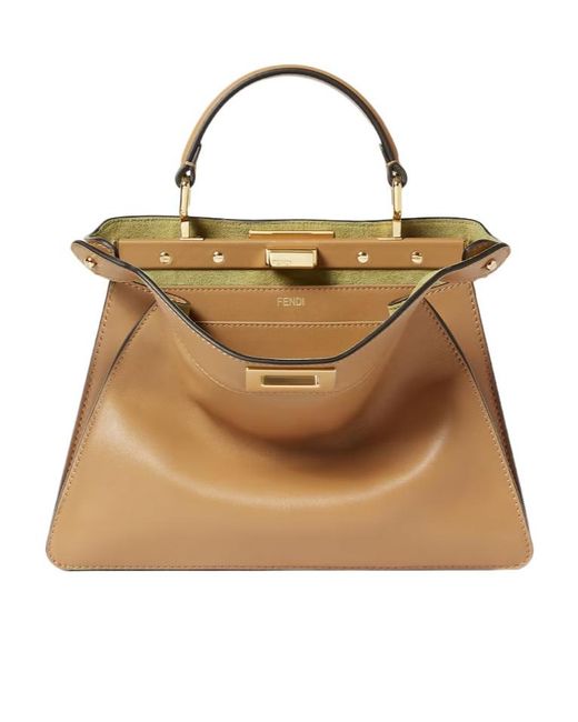 Fendi Metallic Small Peekaboo Iseeu Tote Bag