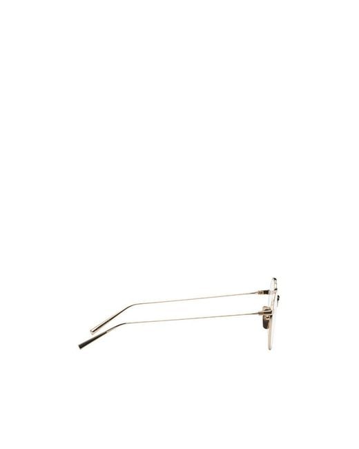 Dita Eyewear White Logo Engraving Flat Mirror for men