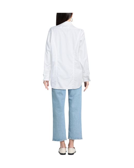 Rag & Bone White Solid Color Oversize Shirts