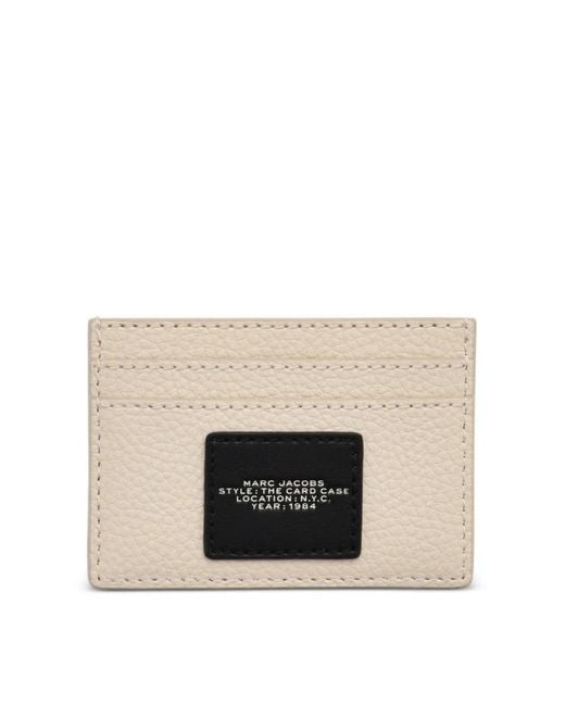 Marc Jacobs White The Camp Card Case Patchwork Leather Card Holder