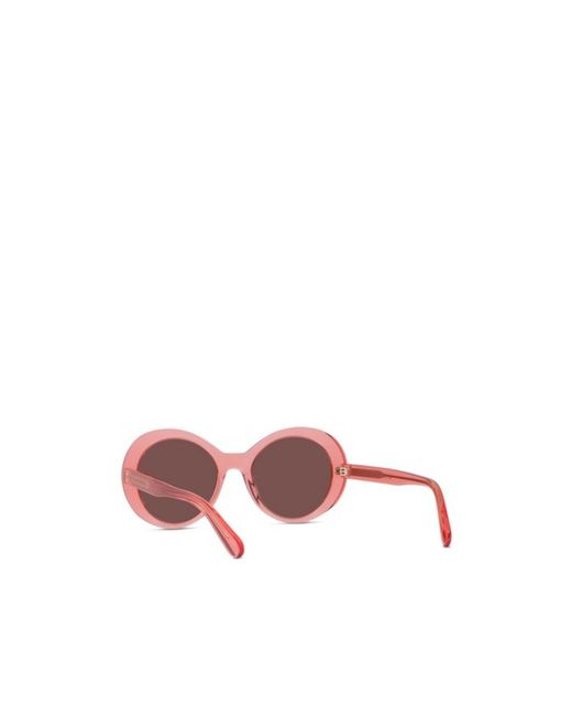 Stella McCartney Pink Geometric Sunglasses