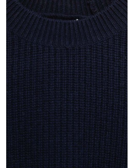 J.W. Anderson Blue Puff-Sleeves Sweater