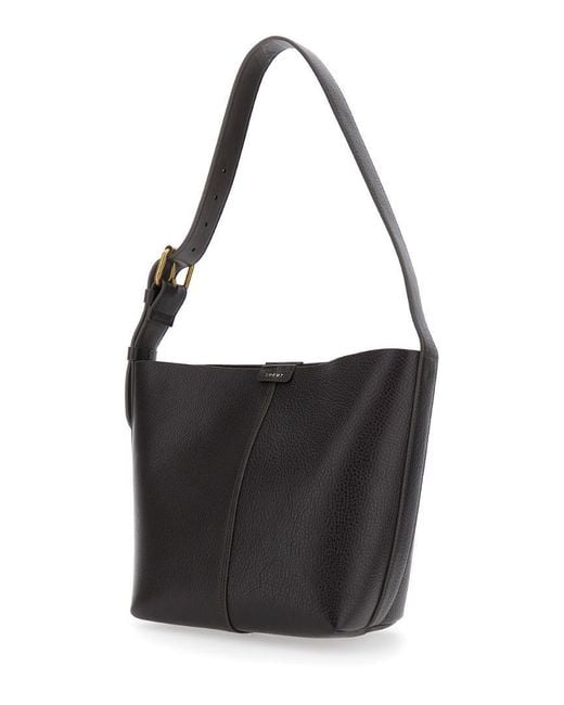 Soeur Black Logo Shoulder Bag