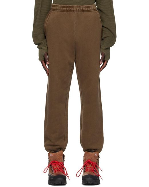 Entire studios Brown Tapered Leg Joggers