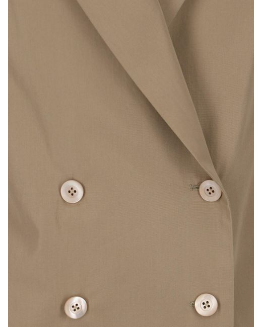 Dries Van Noten Brown Double-Breasted Tailored Blazer for men