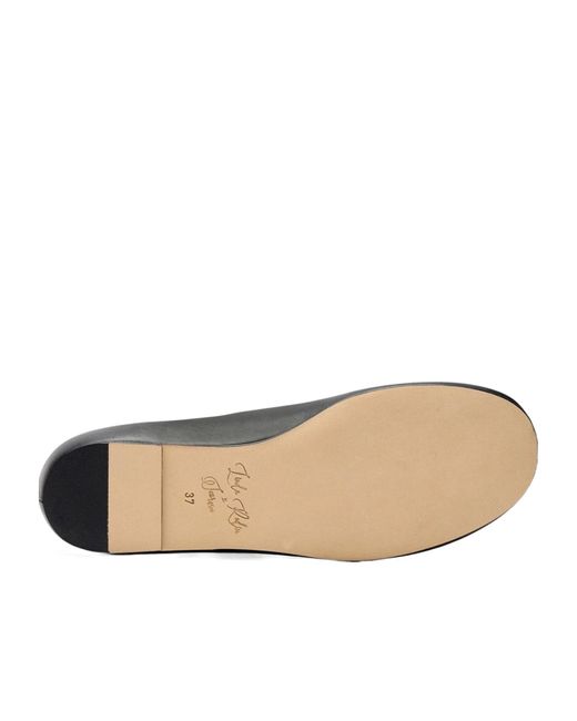 Scarosso Brown Linda I Round-Toe Ballerina Shoes