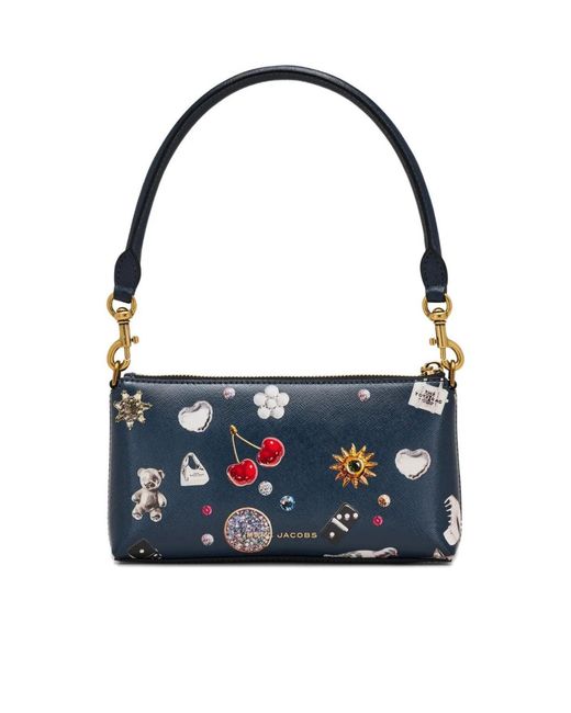 Marc Jacobs Blue The Trinket Snapshot Convertible Shoulder Bag