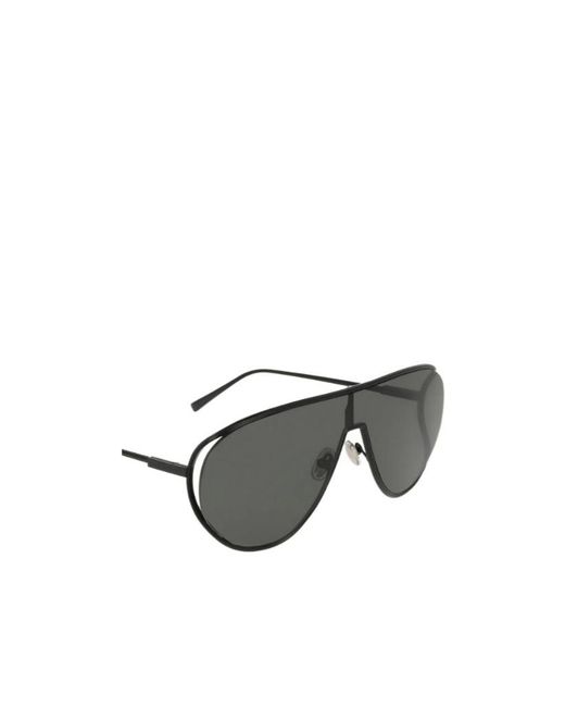 Ferragamo Gray Geometric Frame Sunglasses