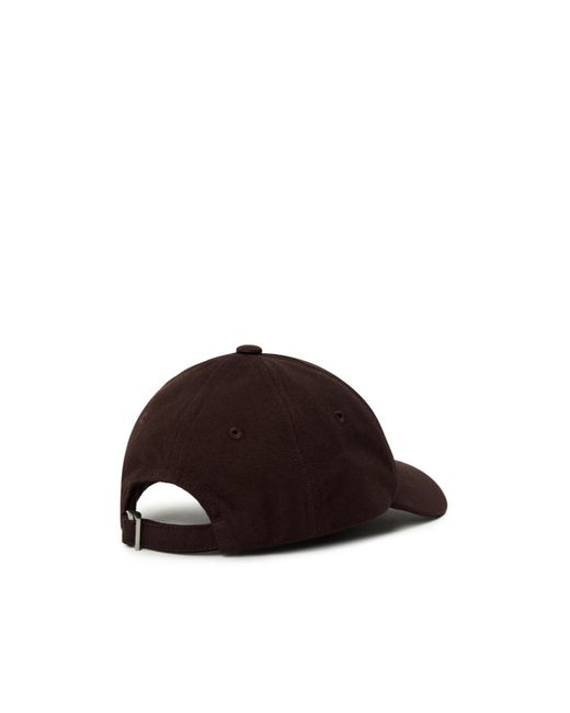 Jacquemus Brown A Simple And Versatile Hat for men