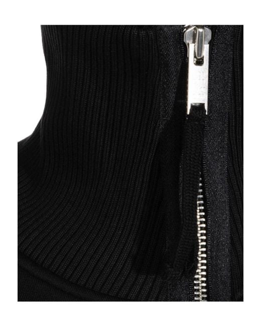 Thom Krom Black Mock-Neck Casual Jacket for men
