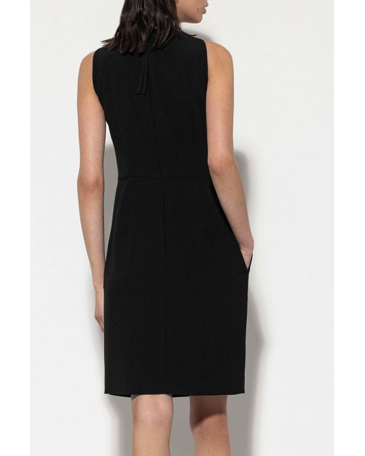 Luisa Cerano Black Knot Mini Dress