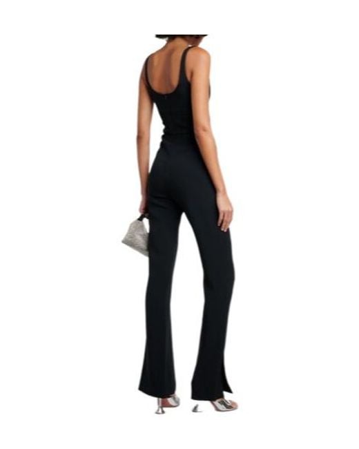 David Koma Black Cutout Jumpsuit