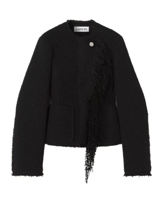 Lanvin Black Long-Sleeved Jacket